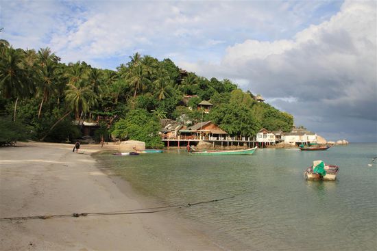 Eis vo dene Bungalows womer gseht isch oises gsi 