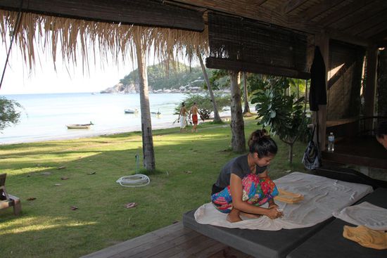 Hier haben wir unser massieren lassen