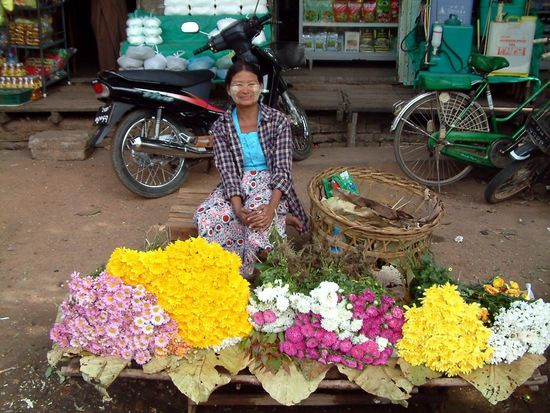 Blumen für den Buddha.