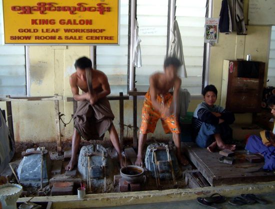 Blattgold ist Plattgold.