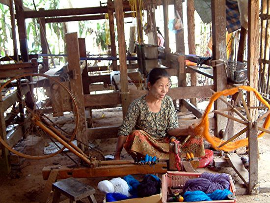 Da ist es, das Spinnrad.