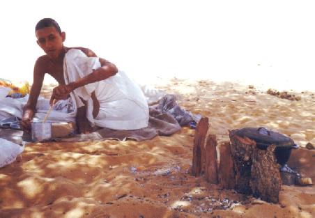 Abderahman, le chef de la cuisine.