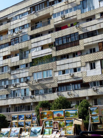 Wohnwelten in Almaty.