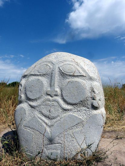Balbal heißt ursprünglich "Großvater". Dieses Väterchen ist schon über tausend Jahre alt.