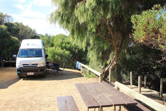 Und hier: eine unserer Terrassen