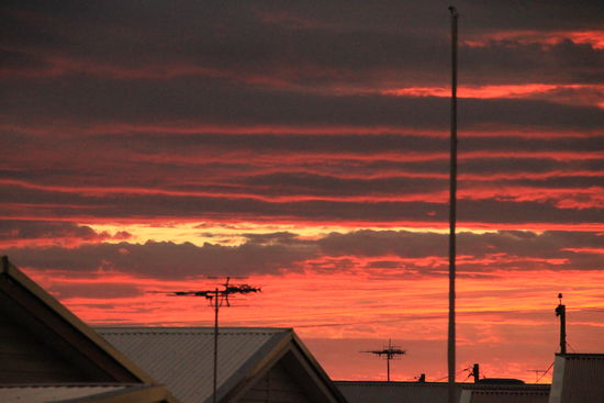 Abendrot - der Sturm droht (und dann kam doch keiner...)