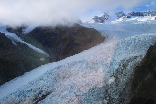 Und hier der Gletscher weiter oben