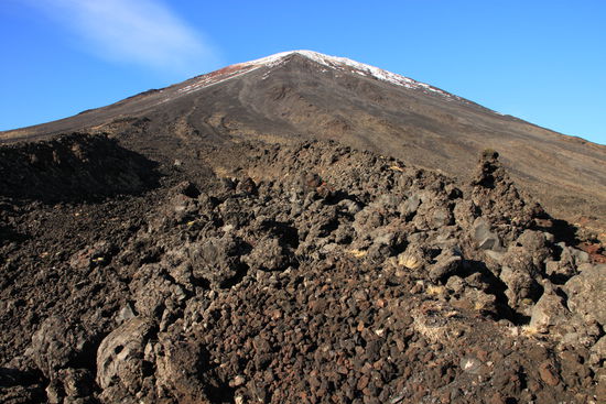Ein (nicht mehr heißer) Lavastrom