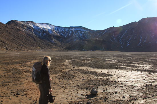 Mitten im (nicht mehr aktiven) Vulkankrater