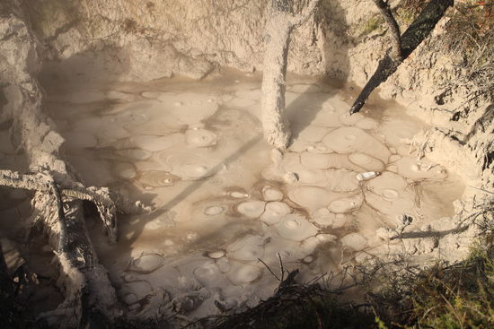 Und hier ein Mud-Pool