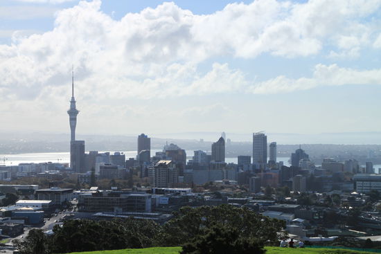 Auckland hat sogar eine richtige Skyline