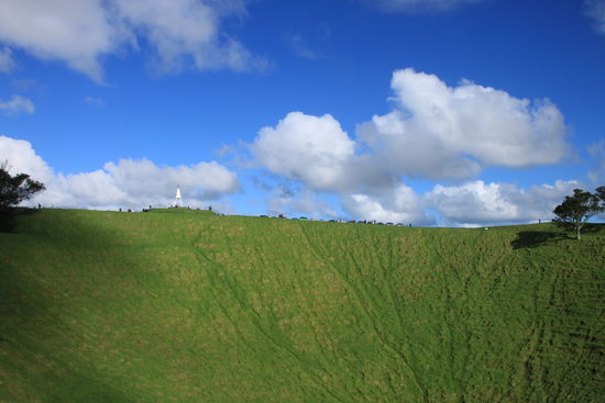 Der Krater des Mount Eden