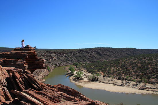Dieser Ausblick entschädigt sowohl für die Hitze, als auch die Fliegen!!