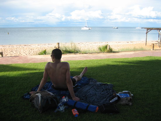 Just relax... und so blieben wir hier noch eine Nacht mehr als ursprünglich geplant...