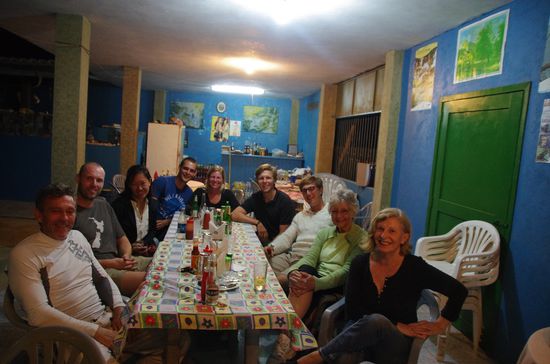 Die ganze "Bande" vom Donkeys Den bei "Arturos" Fischrestaurant