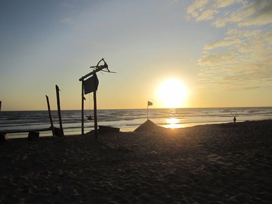Erinnerung an eine einmalige Zeit - mein "Leben" am Strand! 