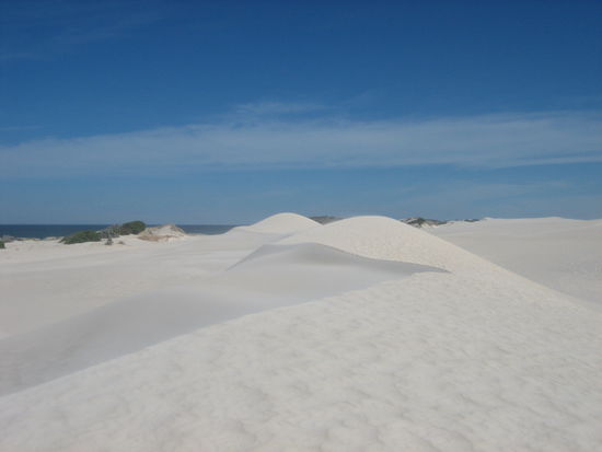 Die Sanddünen von Lancelin
