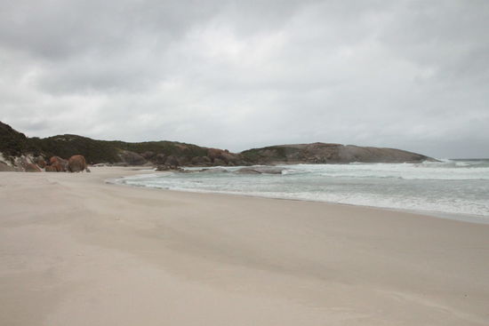 Strand der einsamen Insel