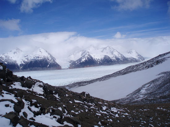 Grey Gletschter vom John Garnder Pass aus