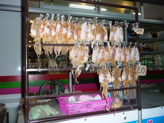 Getrockneter Tintenfisch