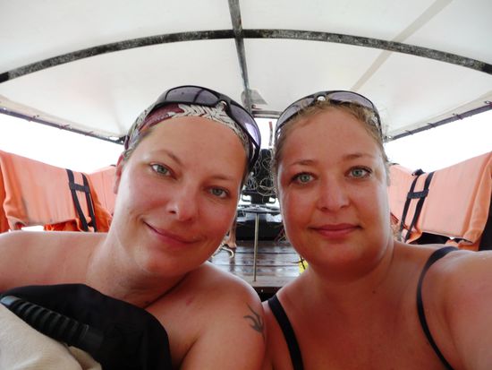 Auf dem Weg zur Bamboo Island.