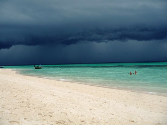 Da ist es! Dadurch sieht das Wasser aber umso schöner aus 