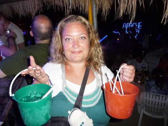 Eimer saufen gibts nicht nur auf Malle!