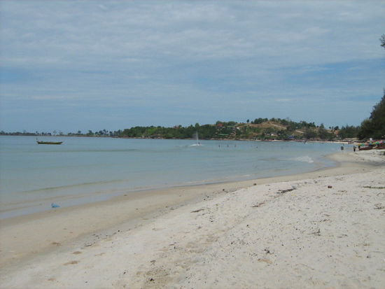 Nicht der schönste Strand aber besser als nichts