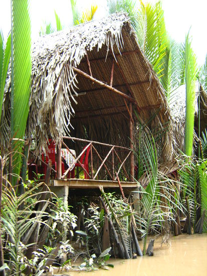 Auch noch eine Art im Mekong Delta zu leben.