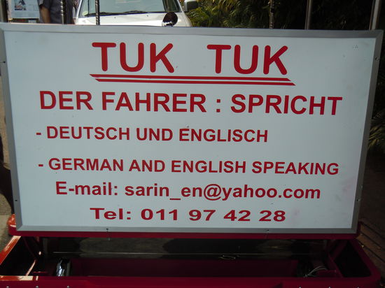 Neuer TukTuk-Fahrer in PhnomPenh