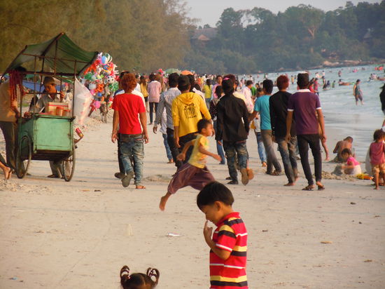 Khmer feiern Chinese New Year...