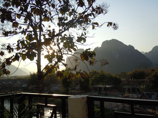 Auf unserer Terrasse