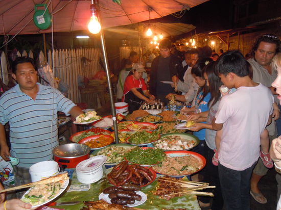 Nachtmarkt in LuangPrabang