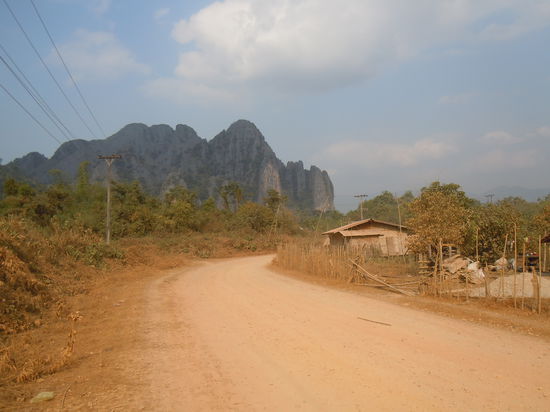 Pampas, Walachei oder sowas, jedenfalls bei VangVieng
