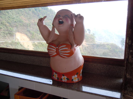 Raststätte auf dem Weg nach LuangPrabang