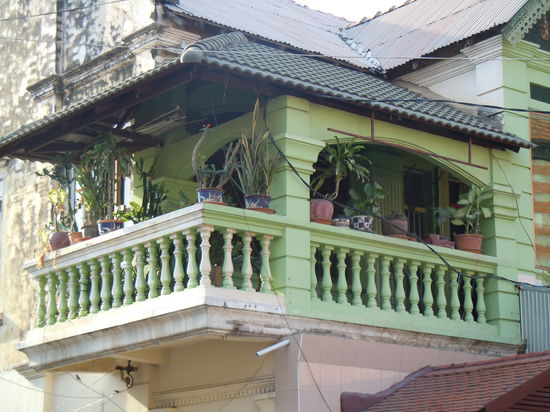 Eines von vielen Zeugnissen der Kolonialzeit in Phnom Penh