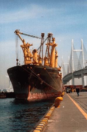 Am Kai in Yokohama