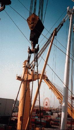 Unser Ladegeschirr, im Hintergrund das Riesenrad