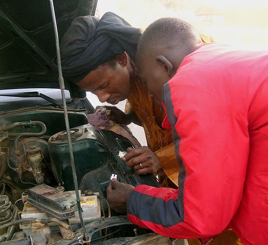 Motorenprobleme unterwegs