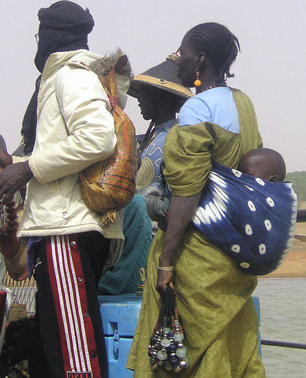 Auf der Fähre nach Djenné