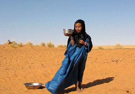 Nomadenmädchen im Norden von Timbuktu