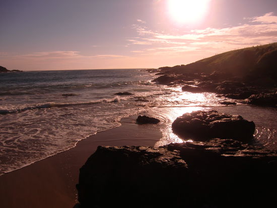Die Bucht in Kiama bei Sonnenaufgang.