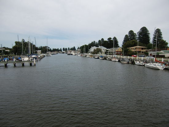 Der Hafen in Port Fairy.
