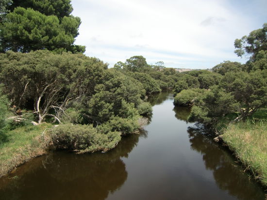 Flusslandschaft bei Victor Harbour.