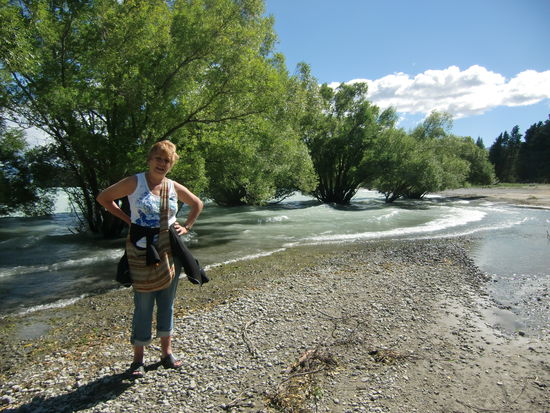 Das in die Bucht getriebene Wasser zwang uns zur Umkehr.