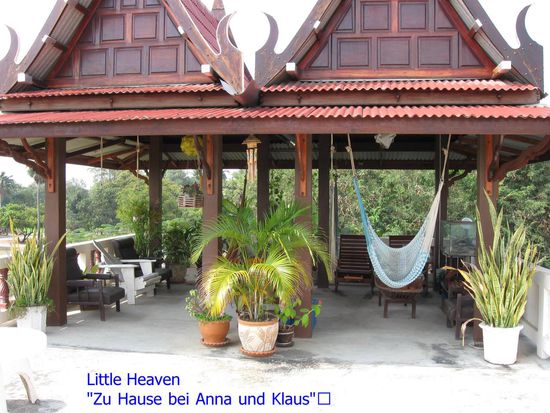 hier werde ich Silvester verbingen - im Little Heaven. Hier die "Chill-Out-Area"