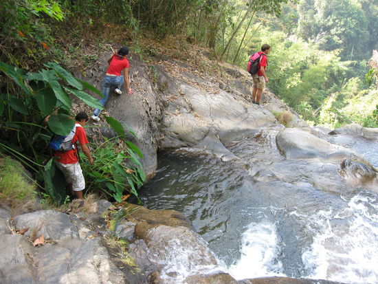 Klettern am Namtok Tho Thip