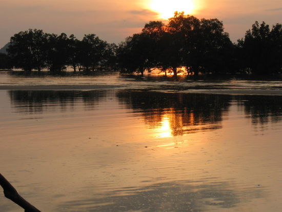 Sonnenuntergang Bananas Bungalow