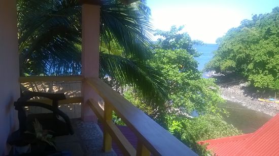 ...mit Meerblick von der Terrasse