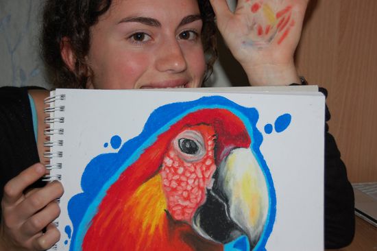 Ich finde endlich wieder Zeit zum Malen!